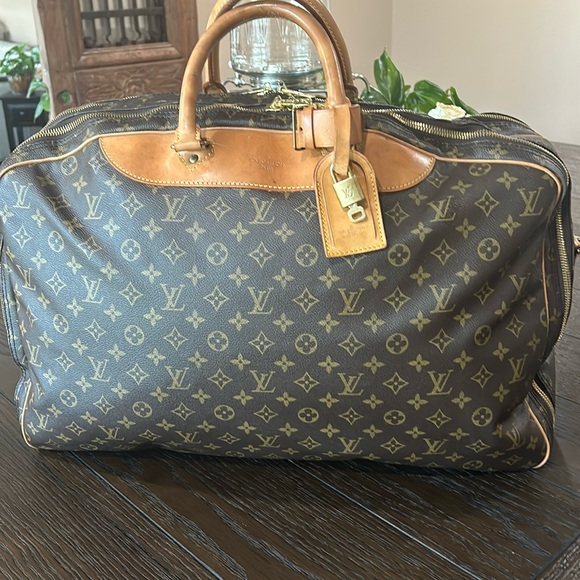 Louis Vuitton Monogram Alize 2 Poches Luggage Carry-On Travel Bag - Picture 3 of 13